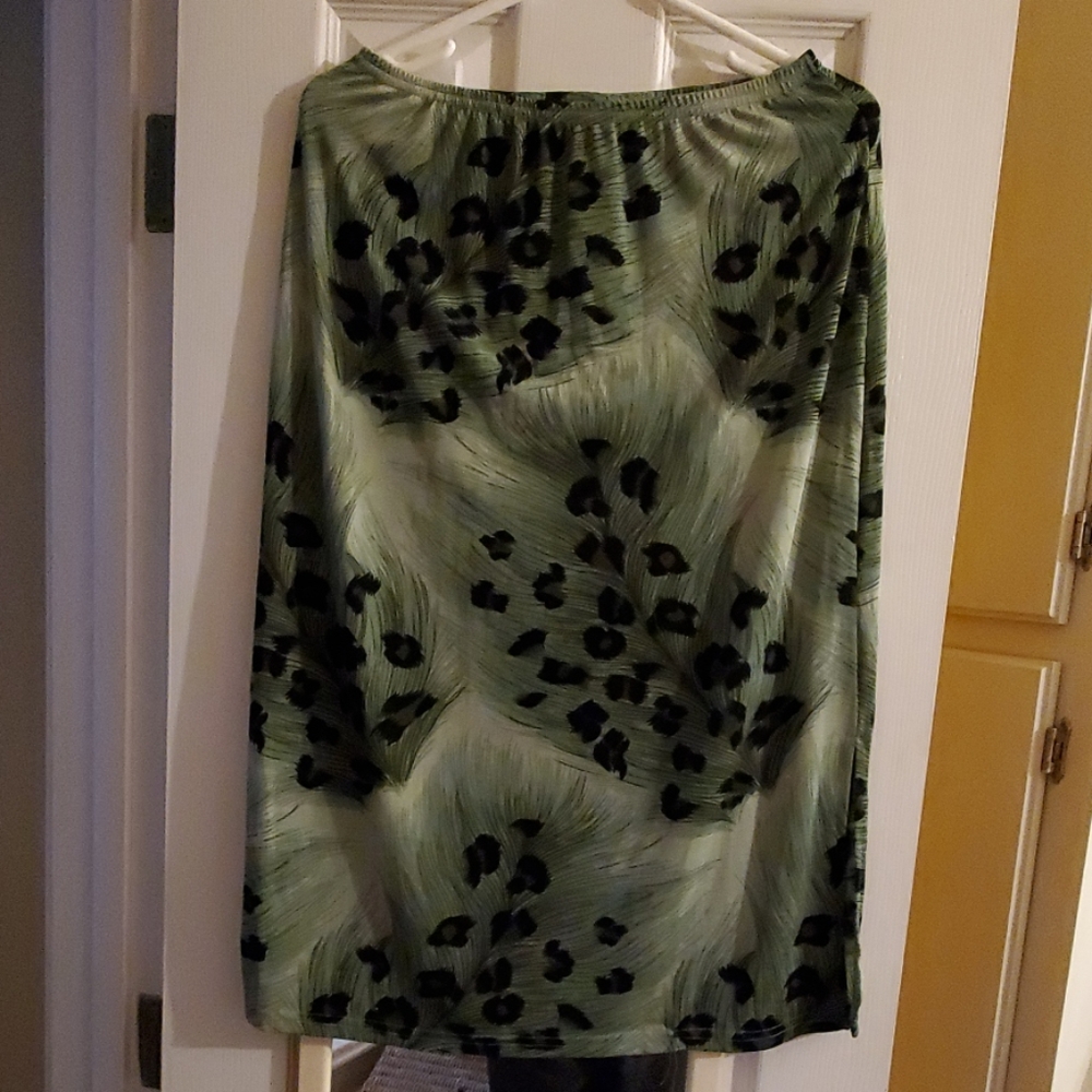 💚💚Animal print stretchy skirt